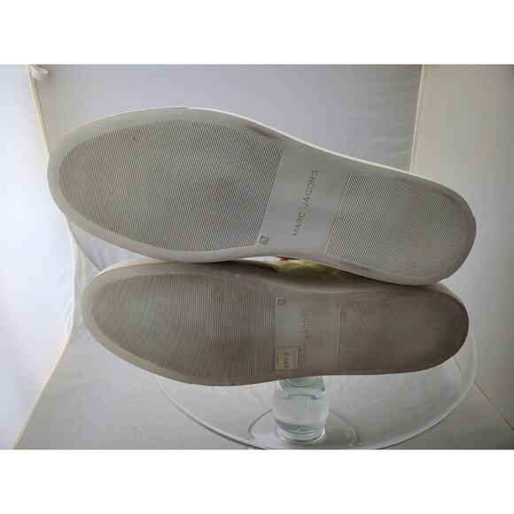 Marc Jacob Mens Size US 11 White Quilted Hi Top Lace up Sneakers Trainers - Picture 6 of 8